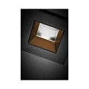 Brumberg ceiling recessed luminaire ALTERO-R round, direct IP44, black, white dimmable
