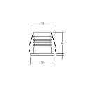 Brumberg Downlight IP65, blanche gradable