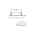 Downlight avec prise de courant IP20, aluminium mat gradable
