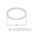 ceiling luminaire SUNNY MAXI / 55CM PHASE CCT Switch, dimmable, direct / indirect IP20, white matt dimmable