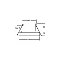 Brumberg Downlight TUBIC rond, version pour montage encastré, direct / indirect IP20, blanc mat gradable