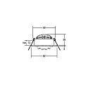 Brumberg Downlight rond, pivotant IP20, aluminium mat gradable