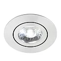 Downlight DISC pivotant IP20, aluminium mat gradable