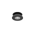 Lumière encastrée NAVARINO rond, pivotant, rotatif IP20, noir mat gradable 6W 510lm 3000K 24° 24° CRI >80