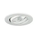 recessed luminaire PAYTON-R round, swivelling LED IP20, white dimmable 3W 310lm 3000K 20-40° 20-40° CRI 80-89