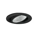 Lumière encastrée IP20, scintillant, noir , transparent 12W 1230lm 3000K 20-40° 20-40° CRI 80-89