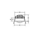 Brumberg Recessed outdoor LED spot dim2warm, IP65, Ø 8.2cm, Plug&Play 350mA, 6W 1800-3000K 460lm 38°, swivelling 30°, white