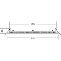 Brumberg Panneau à LED FLAT350 rond, gradable 19W 2000lm 4000K 80° 80° CRI 80-89