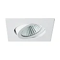 Recessed LED spot dim2warm, 350mA, 6W 3000-1800K 460lm 38°, white