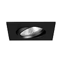 Lumière encastrée INDIWO68-S DTW 350MA P&P angulaire, pivotant, Dim-To-Warm, courant constant IP20