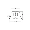 Brumberg recessed luminaire INDIWO68-S DTW 350MA P&P square, swivelling, Dim-To-Warm, current constant IP20