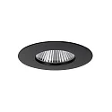 Lumière encastrée BIG65 rond, rigide LED IP65, noir  gradable 8W 730lm 3000K 20-40° 20-40° CRI 80-89