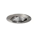 Lumière encastrée BIG65 rond, pivotant LED IP65, nickel mat gradable 8W 730lm 3000K 20-40° 20-40° CRI 80-89