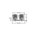 Brumberg Downlight ARUN 2 voies, rond IP20, blanche gradable