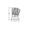 Brumberg Downlight COUPLED IP20, blanche gradable