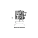 Brumberg Downlight COUPLED Dim-To-Warm IP20, blanche gradable