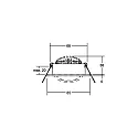 recessed luminaire OLENI-R / PHASE DIM 830 swivelling IP20, nickel matt dimmable 6,7W 570lm 3000K 38° CRI >80