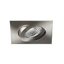 Lumière encastrée OLENI-S / PHASE DTW 918-930 angulaire, pivotant, Dim-To-Warm IP20, nickel mat gradable 6