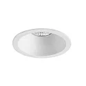 Downlight ODEMAR / PHASE DTW 918-930 rond, rigide, Dim-To-Warm, reculer IP20, blanc mat gradable