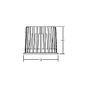 Brumberg LED reflector insert MR16, Ø 5cm / L 4cm, IP20, 350mA, Plug&Play, 3W 2700K 290lm 38°