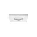 Lumière encastrée PROTECT-S carré, direct IP44, blanche