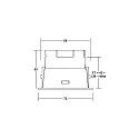 Brumberg Plafonnier encastré BINATO pivotant, rotatif, direct IP20, or gradable