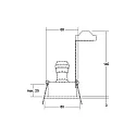 Brumberg Lumière encastrée pivotant GU10 IP20, noir 