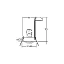Brumberg Projecteur encastré TIRREL-R GU10 / PAR16 angulaire, pivotant, avec espaceur GU10 IP20, chrome gradable
