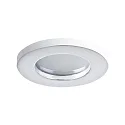 Downlight rond, rigide GU10 IP65, blanche gradable
