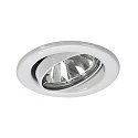 Projecteur encastré BRONNY GU10 rond, pivotant GU10 IP20, blanche gradable