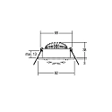 Brumberg Downlight rond, pivotant IP20, noir gradable