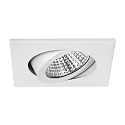 Brumberg Downlight BB05 angulaire, dimmable IP20, blanche gradable