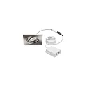 recessed luminaire ABACO SQUARE PHASE swivelling, Dim-To-Warm IP44, nickel matt dimmable 8W 530lm 1800-3000K 36° 36° CRI > 90