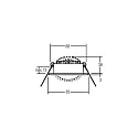 Downlight BB09 pivotant, dimmable IP20, acier inoxydable gradable