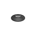 Plafonnier encastré DIOS MINI rond, direct IP20, noir gradable