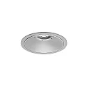 Plafonnier encastré DIOS MIDI rond, direct IP20, argent 