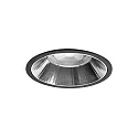 ceiling recessed luminaire APOLLO MEGA round, direct IP20, black, transparent dimmable