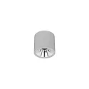 downlight APOLLO MINI smooth, round, DALI controllable IP20, powder coated, silver dimmable