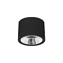 Downlight APOLLO MAXI lisse, rond, contrôlable par DALI IP20, couvert de poudre, noir gradable