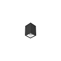 Downlight APOLLO MICRO angulaire, lisse, contrôlable par DALI IP20, couvert de poudre, noir gradable