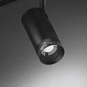 Brumberg Projecteur sur rail PEPA RONDO 25°-55° / 8W cylindrique, contrôlable par DALI, focalisable IP20, noir mat gradable