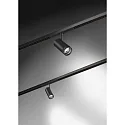 Brumberg Projecteur sur rail PEPA RONDO 25°-55° / 8W cylindrique, contrôlable par DALI, focalisable IP20, noir mat gradable