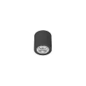 downlight APOLLO MINI round, DALI controllable, faceted IP20, powder coated, black dimmable
