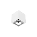 downlight APOLLO MAXI square, DALI controllable, faceted IP20, powder coated, white dimmable