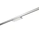 3-phase spot BALI MINI DA-WB 96°/83° DALI-2 - 29.4CM rotatable, DALI controllable, with lens optics IP20, silver matt dimmable