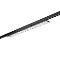 3-phase spot BALI MAXI DA 72°/53° DALI-2 - 88CM rotatable, DALI controllable, with lens optics IP20, black matt dimmable