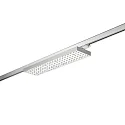 3-phase spot BALI MEGA DA-WB 96°/83° DALI-2 - 58.7CM rotatable, DALI controllable, with lens optics IP20, silver matt dimmable