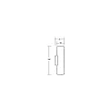 wall luminaire TOMEK up / down, 2 flames, round GU10 IP20