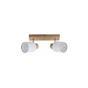 ceiling luminaire PRUNI 2 flames, adjustable E14 IP20, light wood dimmable