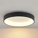 Brumberg Luminaire de surface GEORGA 2CCT DIM CCT Switch, forme de l'anneau IP20, noir mat gradable